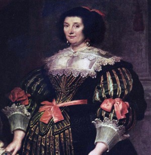 Portrait of Charlotte Butkens, Lady von Anoy, with her son